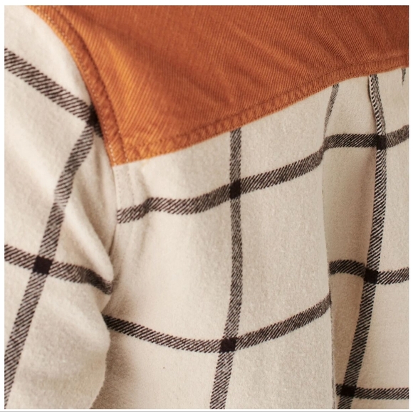 Faherty Womens Daly Flannel Plaid Shirt Button Down - Picture 6 of 14